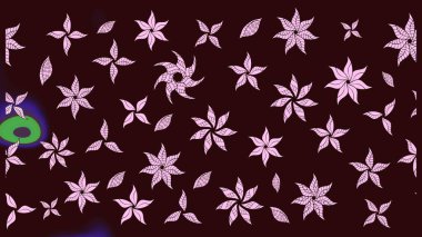 Raster illüstrasyonu. Zentangle soyut çiçekleri. Karalama çiçeği. Renkli Bahar Teması eskiz kalıbı. Düz Çiçek Elementleri Tasarımı. Şirin kumaş deseni.