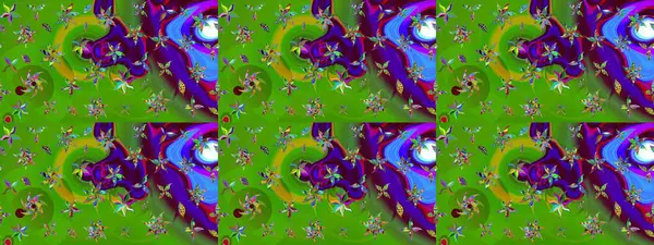 Güzel kumaş deseni. Raster suluboya deseni, narin çiçekler, yeşil çiçekler, tebrik kartı şablonu..