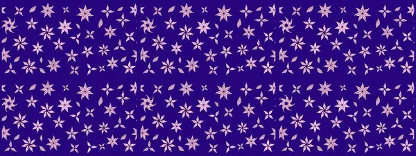 Mavi renkler ve parlak çiçekler üzerine soyut çizim deseni. Küçük çiçekte hoş bir çiçek deseni var. Çiçek elementli zarif raster dokusu..