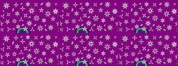 Arkaplan dokusu, duvar kağıdı, mor renkli çiçek teması. Kabile sanatı boho baskısı, klasik çiçek arkaplanı. Soyut etnik raster çizim kalıbı.