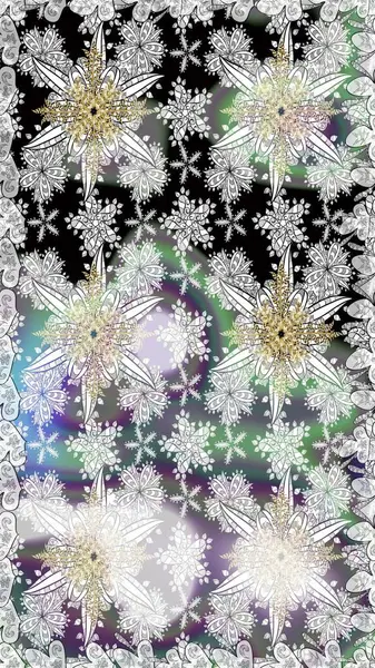 Zarif, parlak ve pürüzsüz gri çiçek desenli tasarım. Raster. Sabıka baskıları, bebek kıyafetleri, duvar kâğıtları, paket kutuları vb..