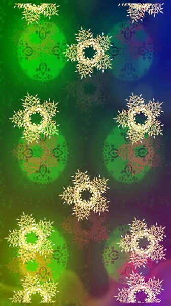 Modern tasarım posteri, kapak, yeşil, mavi ve kahverengi renkli kart tasarımı. Retro stil dokusu, şablon kış elementleri. Kar taneleri tasarımı. Moda olmuş kar taneleri ve elementler Memphis kartları.