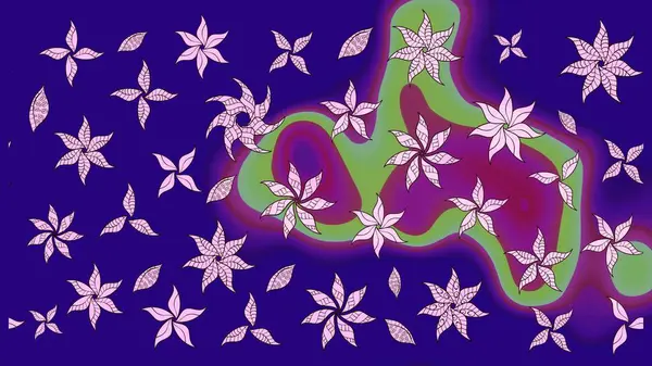 Çizim raster deseni. Çiçek arkaplan. Güzel kumaş deseni.