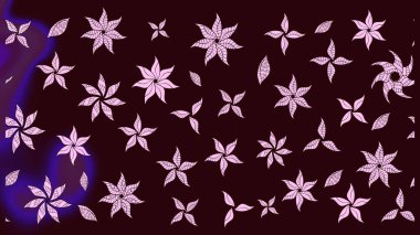 Raster illüstrasyonu. Güzel kumaş deseni. Bahar çiçekli güzel bir çiçek deseni..