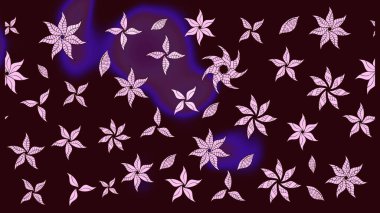 Şekil verilmiş çiçeklerle eskiz deseni. Çiçek deseni duvar kağıdı, desen dolguları ve web sayfası arka planı için kullanılabilir. Süslü zentangle çizim dokusu, soyut çiçeklerle süslenmiş..