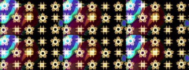 Retro tarzı, kış elementleri. Kar taneleri tasarımı. Modern soyut tasarım posteri, kapak, siyah, kahverengi ve sarı renkli kart tasarımı. Moda olmuş kar taneleri ve elementler Memphis kartları.