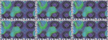 Küçük çaplı çiçeklerdeki basit şirin desenler. Raster illüstrasyonu. Tekstil veya kitap kapakları, imalat, duvar kağıtları, baskı, hediye paketi ve yapıştırma kitabı için çiçeksiz arka plan.