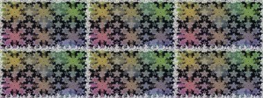 Kusursuz desenli oryantal süs. Raster altın tekstil baskısı. Çiçek kiremitleri. İslam tasarımı. Altın elementlerle gri renklerde altın desen.