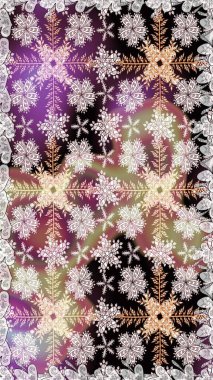 Çiçek deseni. Tarafsız renklerde çiçekler. Raster illüstrasyonu. Şatafatlı bahar bahçesi dokusu. Tarafsız renklerde çiçeksiz.