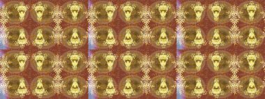 Arabesk ile klasik model. Geleneksel klasik süs. Arabesk ve çiçekli doğu raster desenleri.