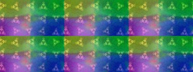 Altın renkli kar taneleri. Renkli arka planda izole tatlı kar taneleri. Kar tanesi raster deseni. Raster illüstrasyonu.