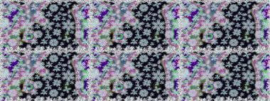 Çiçekler suluboya seamless modeli. Raster şık kumaş deseni.