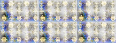 Gri, nötr ve mavi renklerde suluboya kar taneleri. Kışın sembolü. Güzel dekorasyon. Raster çizimi kar taneleri.