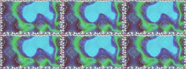 Sevimli çiçek raster deseni. Mavi renkli çiçekler. Düz Çiçek Elementleri Tasarımı. Kusursuz Renksiz Bahar Teması Kusursuz Arkaplan.