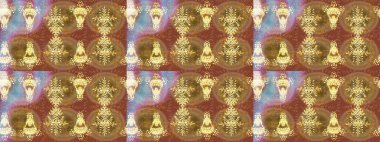 Raster illüstrasyonu. Kar taneleri koleksiyonu. Altın kar tanelerinden izole edilmiş. Güzel kış süsleri..