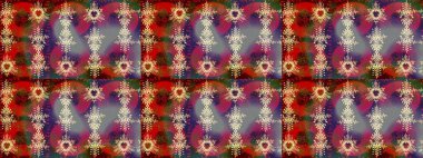 Sevimli çiçek raster deseni. Renkli Yaz Temalı eskiz kalıbı. Düz Çiçek Elementleri Tasarımı. Modaya uygun kumaş deseni.