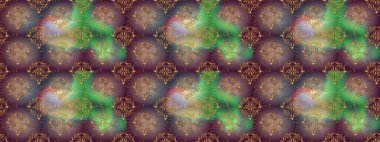 Renkli elementlerle Raster ilginç desen.