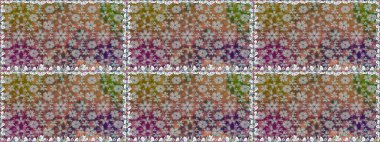 Kusursuz Vintage Çiçek Deseni. Raster Kalça dokusu deseni.