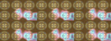 Renkli Bahar Teması eskiz kalıbı. Kahverengi, nötr ve bej renkli çiçekler. Raster illüstrasyonundaki çiçek desenli çizim. Düz Çiçek Elementleri Tasarımı.