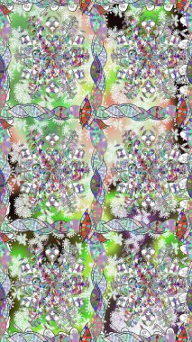 Güzel, pürüzsüz bir desen. Renkli Yaz Temalı Kusursuz Arkaplan. Düz Çiçek Elementleri Tasarımı. Güzel kumaş deseni. Yazdır. Raster çiçekli arka plan.