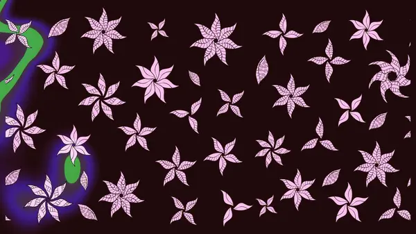 Modern, kahverengi raster arka plan duvar kâğıdı illüstrasyonu, klasik çizgili, desenli desenli çiçekler, çiçekli süsler. Çiçekli el çizimi çizimi deseni.