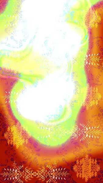 Renkli Bahar Teması eskiz kalıbı. Sevimli çiçek raster deseni. Düz Çiçek Elementleri Tasarımı. Beyaz, turuncu ve sarı renkte çiçekler.