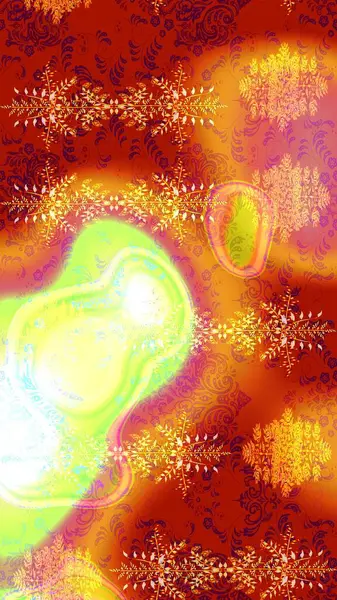 Eskiz arkaplan modeli. Suluboya, elle çizilmiş. Raster - stok. Vadinin çiçekleri kırmızı, turuncu ve sarı renklerde.