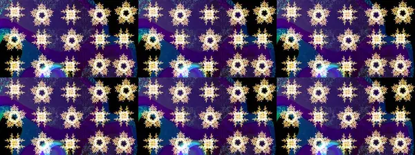 Renkli elementlerle Raster ilginç desen.