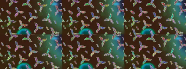 Kar tanesi süs desen. Raster resim. Kar taneleri arka plan. Snowflakes desen. Düz çizmek özgeçmişlerine izole soyut kar taneleri ile.