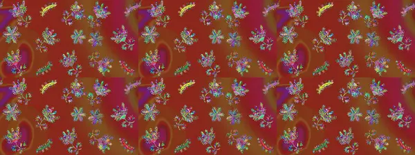 Kar taneleri arka planda. Kar taneleri deseni. Arkaplanda soyut kar taneleri olan düz tasarım. Raster illüstrasyonu. Kar tanesi süslemeli desen.