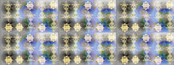 Noel şenlikli arka plan. Raster resim. Noel dekorasyon kar kar tanesi.