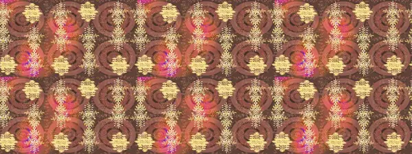 Raster illüstrasyonu. Bokeh kahverengisi, bej, pembe ve kar taneleriyle dekoratif Noel arkaplanı.