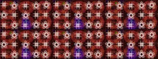 Raster illüstrasyonu. Noel stili. Kahverengi, kırmızı ve nötr renklerde kar taneleri.