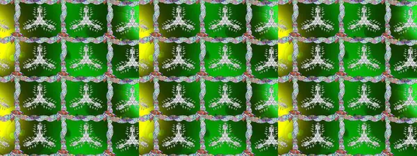 Raster illüstrasyonu. Renkli şirin çiçekler. Küçük çiçekli basit bir çiçek çizimi. Moda baskısı, albüm, ambalaj kağıdı, duvar kağıdı için zarif dekoratif süslemeler..