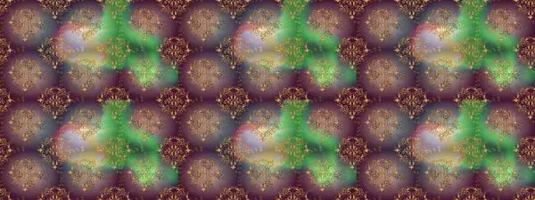 Renkli elementlerle Raster ilginç desen.