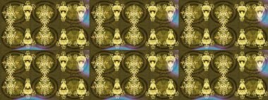 Raster illüstrasyonu. Kar taneleri ve raster arkaplanlı Noel karalaması deseni.