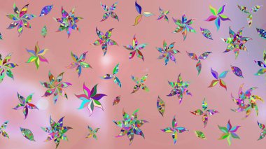 Çiçek açan parlak kolaj çiçekleri nötr. Çiçek tasarımı için inanılmaz bir kolaj cenneti tarzı. Çiçekli zambaklar eskiz arka planı.