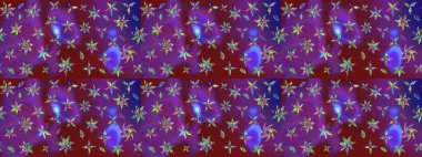 Modaya uygun kumaş deseni. Tony 'nin kumaş kalıbını çiz. Küçük çiçekteki sevimli çiçek deseni. Raster illüstrasyonu.