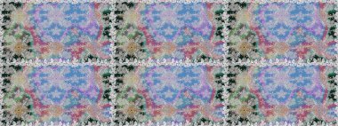 Gri ve nötr renklerde parlak çiçekli halı deseni.