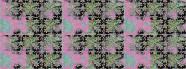 Raster illüstrasyonu. Çiçekli karalama şeklinde Raster çiçek deseni. Gri ve nötr renklerde yaz çiçekleri.