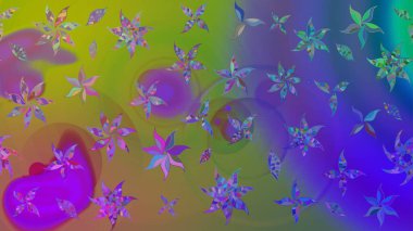 Mor renkli çiçekler suluboya tarzında. Mor renkte çiçekler olan çiçek deseni çiz.