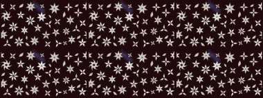 Eskiz tarzı kahverengi renklerde. Raster illüstrasyonu. El yapımı çiçek ve bitki koleksiyonu. Raster illüstrasyonu. Şirin karalamalı çiçek deseni çiz..