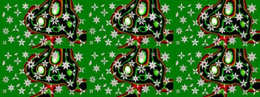 Küçük çiçekte güzel bir çiçek deseni var. Çiçekli çiçek deseni, suluboya. Raster deseni.