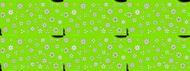 Moda baskısı. Eski model. Çiçeğin suluboya çizimlerinin mükemmel deseni. Raster illüstrasyonu. Suluboya çizim kalıbı. Dekorasyon ve tasarım için güzel desen.