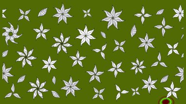 Eski usul. Raster illüstrasyonu. Kumaş, tekstil, duvar kağıdı baskısı için. Tomurcukları papatya çiçekleri olan sevimli bir çiçek deseni. Eskiz geçmişi. Miles Fleur, dandik süs.