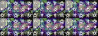 Kar tanesi kışı. Renkli arka planda izole edilmiş suluboya kar taneleri. Raster illüstrasyonu. Kışın sembolü.