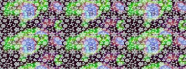 Tarafsız ve kahverengi renklerde kristal kar tanesi. Raster illüstrasyonu.