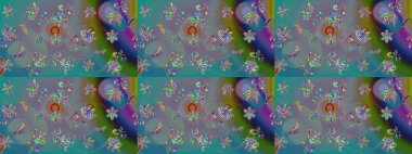 Büyük bir çiçek boyası seti. Kartlar, davetiyeler, tarih kartları ve daha fazlası için kullanılabilir. Raster şirin suluboya çiçek deseni çizimi.