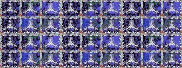 Mor renklerde. Raster illüstrasyonu. Menekşe renginde mor papatya deseni.