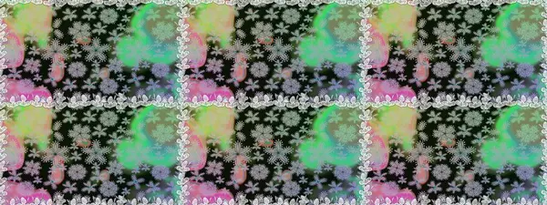 Küçük çiçekte güzel bir desen var. Çiçek kolajı. - Gri ve nötr çiçekler. Raster deseni. Çiçek arkaplan. Çiçek kompozisyonu. Doğa.